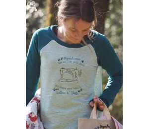 Stickdatei - Spruch Katzen und Stoffe